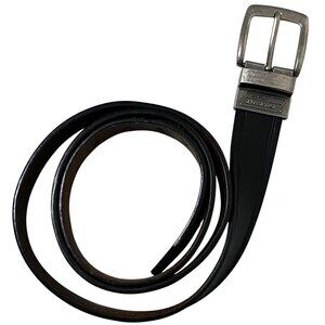 Dickies PU Coated Mens Leather Belt 46 - 48 Reversible Black Brown Career Casual